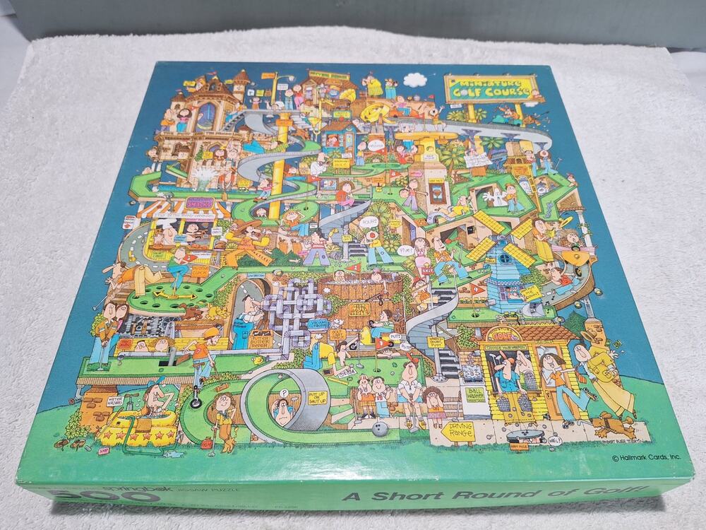 1985 Springbok A Short Round of Golf 500 Piece Puzzle Bob Martin PZL2205